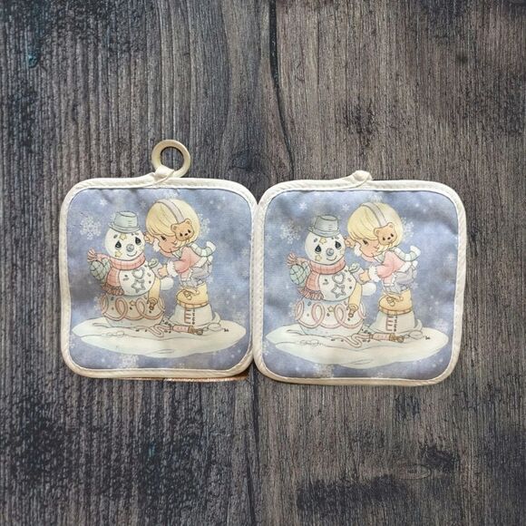 Precious Moments set of 2 Pot holders - Picture 1 of 6